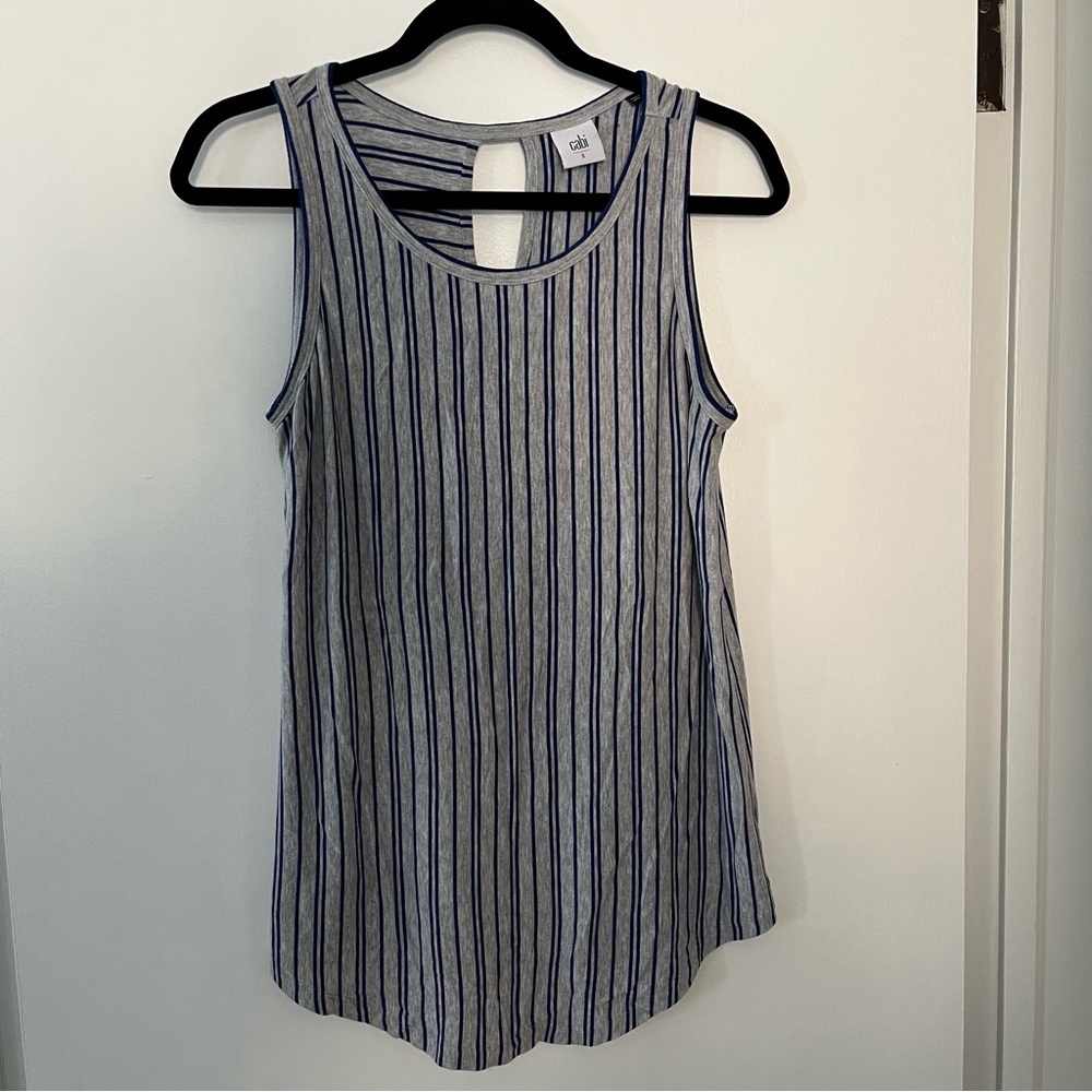 💙 Cabi Ticker Tee tank top EUC